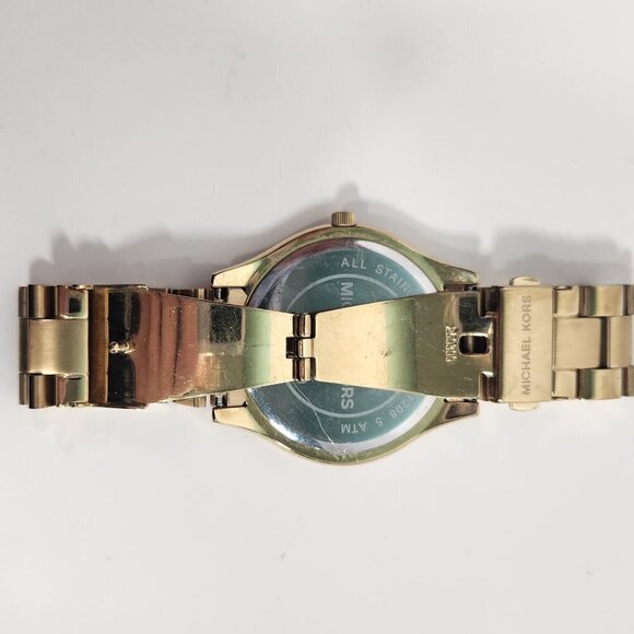 Michael Kors MK3221 Women's Stainless Steel Gold Analog Dial Quartz Watch LJ320 - Picture 2 of 4